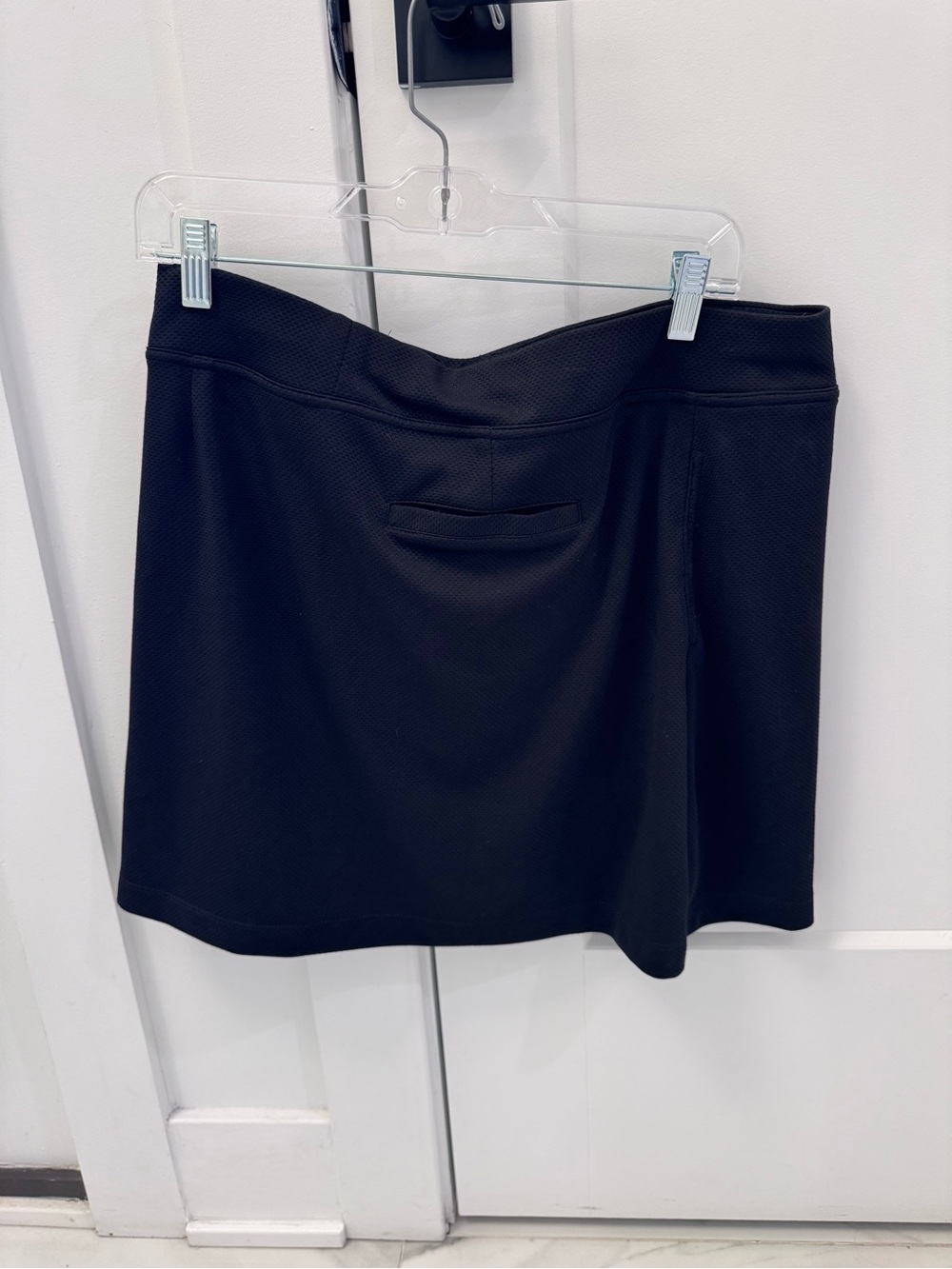 Callaway Black Mini Skort with Subtle Front Pocket